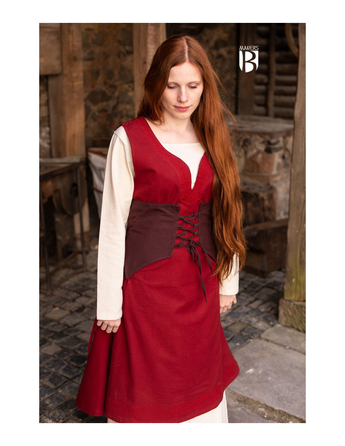 Las mejores ofertas en Vestidos de disfraz para mujer rojos medievales y  renacentistas de recreación y teatro