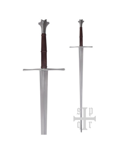 Espada Medieval-Renacimiento larga con anilla y vaina, S. XV ⚔️ Tienda- Medieval