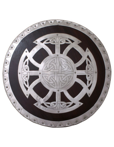 Escudo vikingo 30cm Escudo de madera Decoración interior Escudo de madera