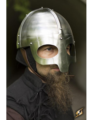 Casco Vikingo con Antifaz y protecciones ⚔️ Tienda-Medieval