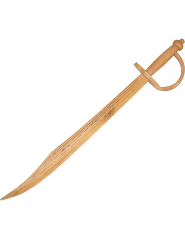 Espada Pirata en madera, 76 cm. ⚔️ Tienda-Medieval