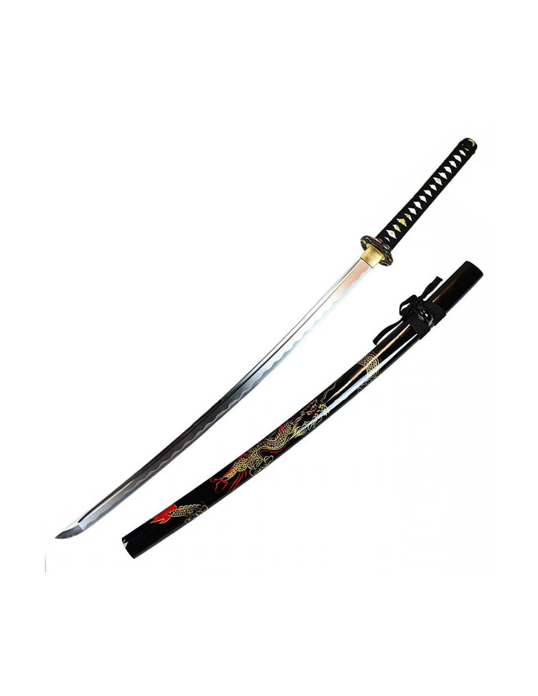 Las mejores ofertas en Hoja de acero al carbono Oro espadas japonesas de  colección y sables