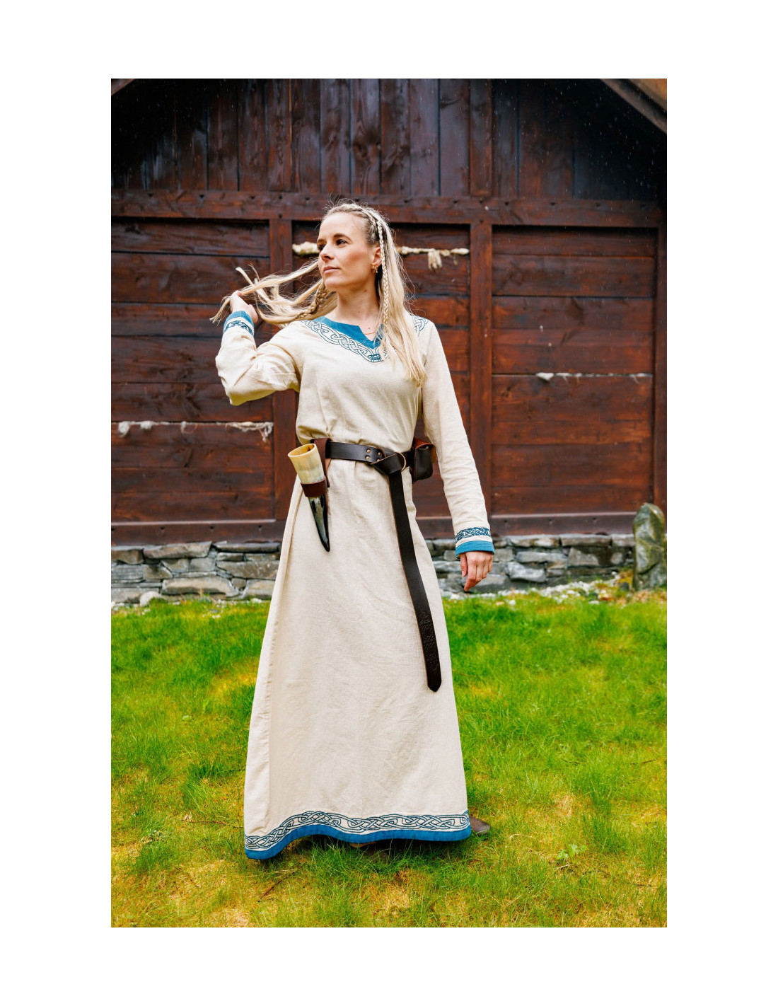 Chaleco medieval mujer modelo Selma, rojo ⚔️ Tienda-Medieval