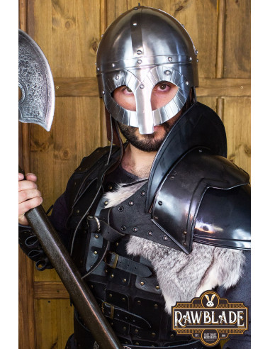 Casco Vikingo con Antifaz y protecciones ⚔️ Tienda-Medieval