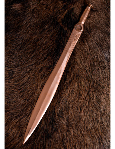 Keltisch kort zwaard in brons (71,5 cm.)