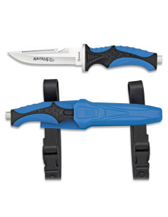 Cuchillo de buceo Neptuno, amarillo-negro ⚔️ Tienda-Medieval