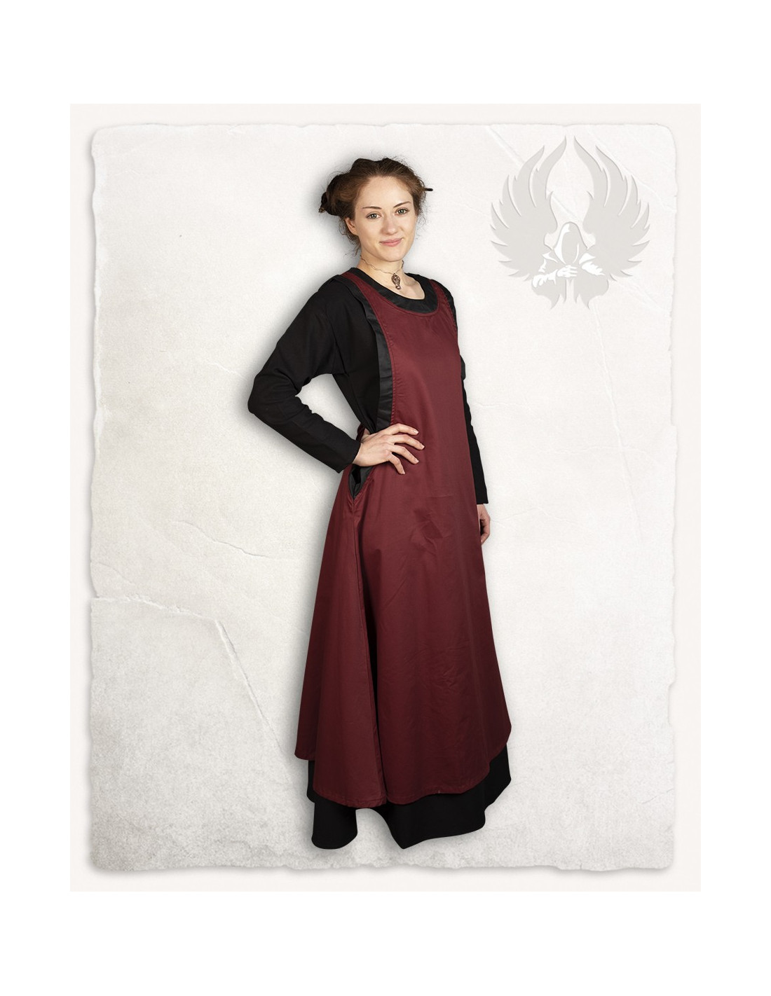 Vestido medieval de dama, mod. 594B. (Varios colores)