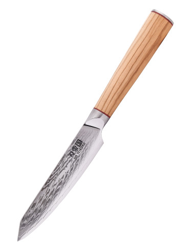 Cuchillo Cocina Macheta, Ha Teikoku, hoja Acero Damasco (32 cm.) ⚔️