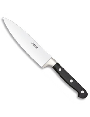 Kogekniv med sort håndtag (klinge 15 cm.)