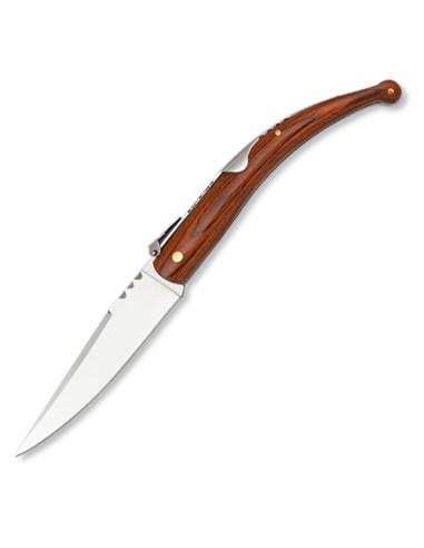 Klassisches Messer mit Billet und gebogenem Griff (25 cm).