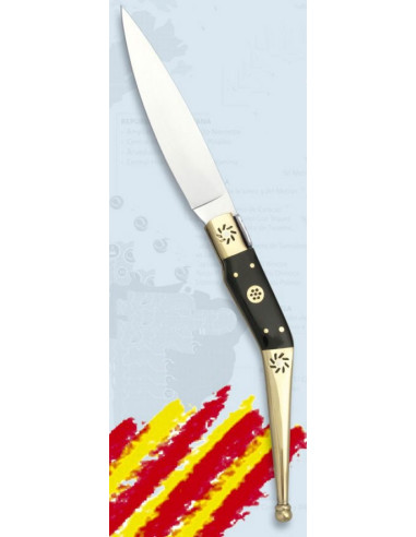 Messer der Marke Albainox, Modell Artesanía Catalana Stierhorn (18,5 cm).
