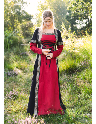 Chaleco medieval mujer Selma negro ⚔️ Tienda-Medieval