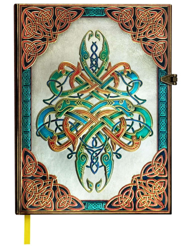 Tagebuch mit keltischem Kunstdesign 1 (144 Seiten)