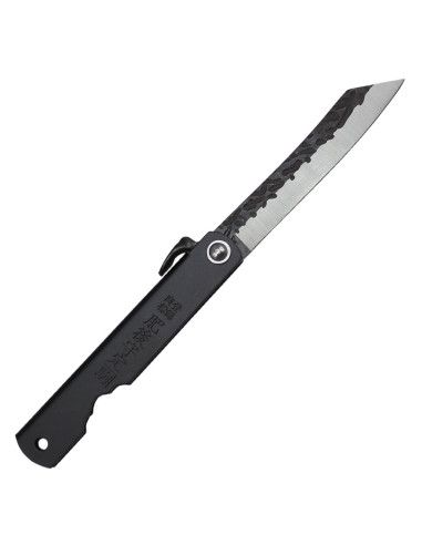 Tredje Higonokami N17-1 lommekniv, stålhåndtag (16,5 cm.)