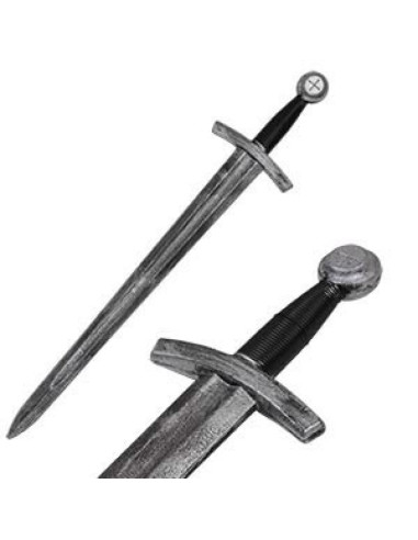 Espada medieval para niños decorada cruz (70 cm.)