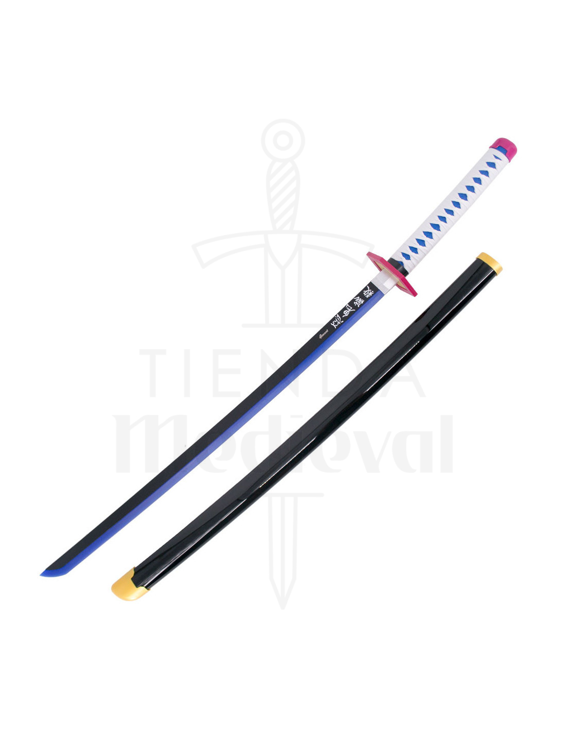 Bamboe LED Katana Tomioka Giyuu, Demon Slayer ⚔️ Tienda-Medieval