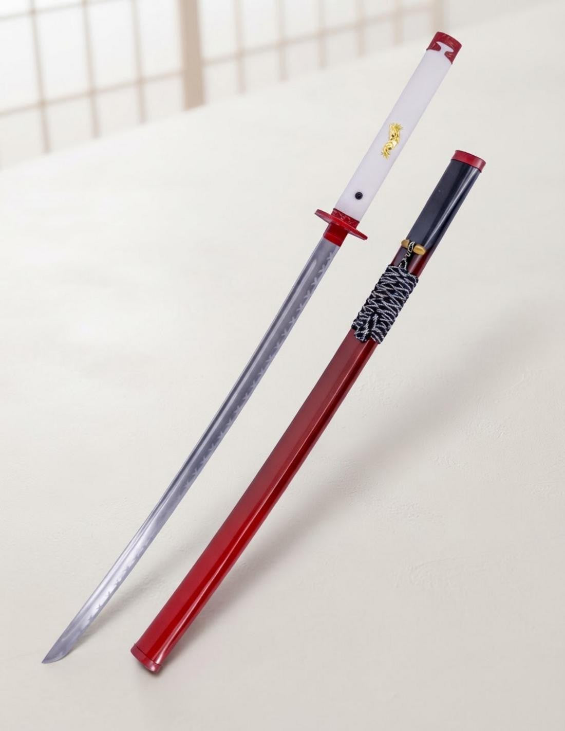 Katana no oficial Ghost of Yotei 102 cm Hoja Acero Satinado _IA