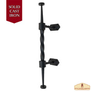 Tirador hierro puerta de castillo (41,9 cm.)